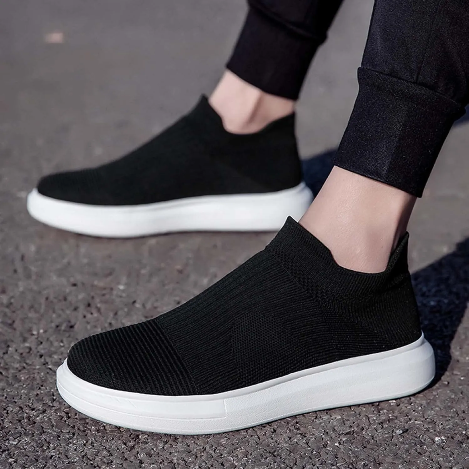 Mens Loafers & Slip-Ons Men Sports Shoes Couple Fashion Summer New Pattern Simple Solid Color Slip On Convenient