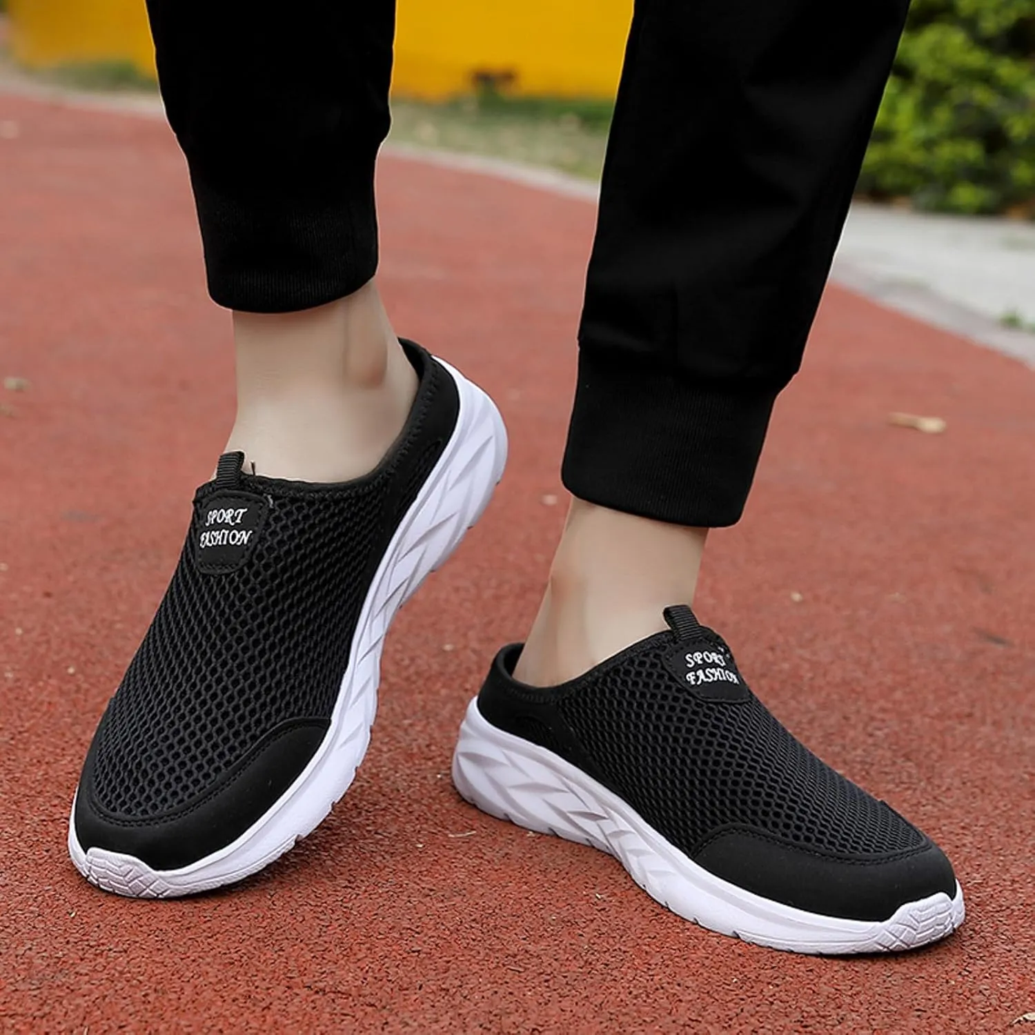 Mens Loafers & Slip-Ons Men Sports Shoes Fashion New Pattern Solid Color Simple Mesh Breathable Comfortable Flat