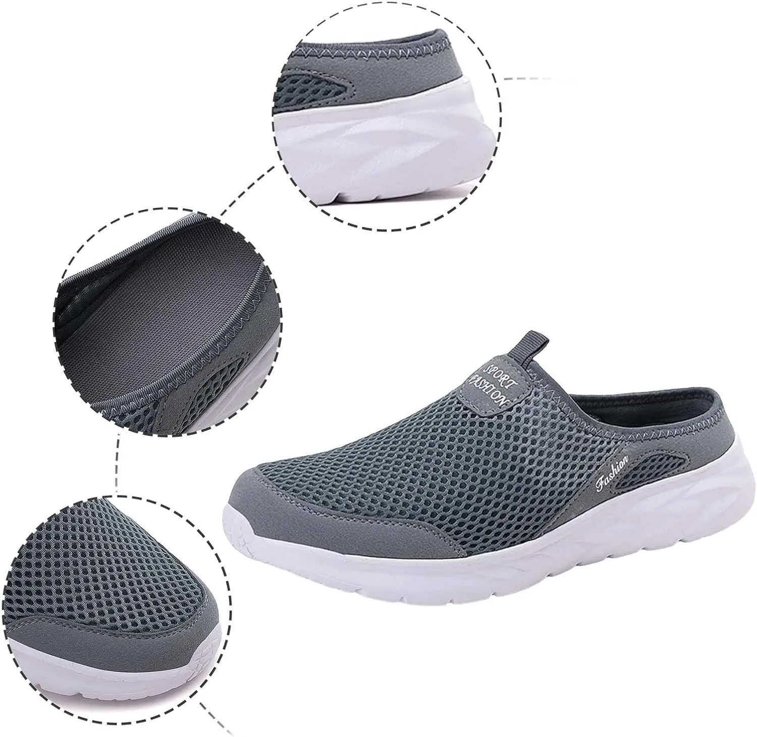 Mens Loafers & Slip-Ons Men Sports Shoes Fashion New Pattern Solid Color Simple Mesh Breathable Comfortable Flat