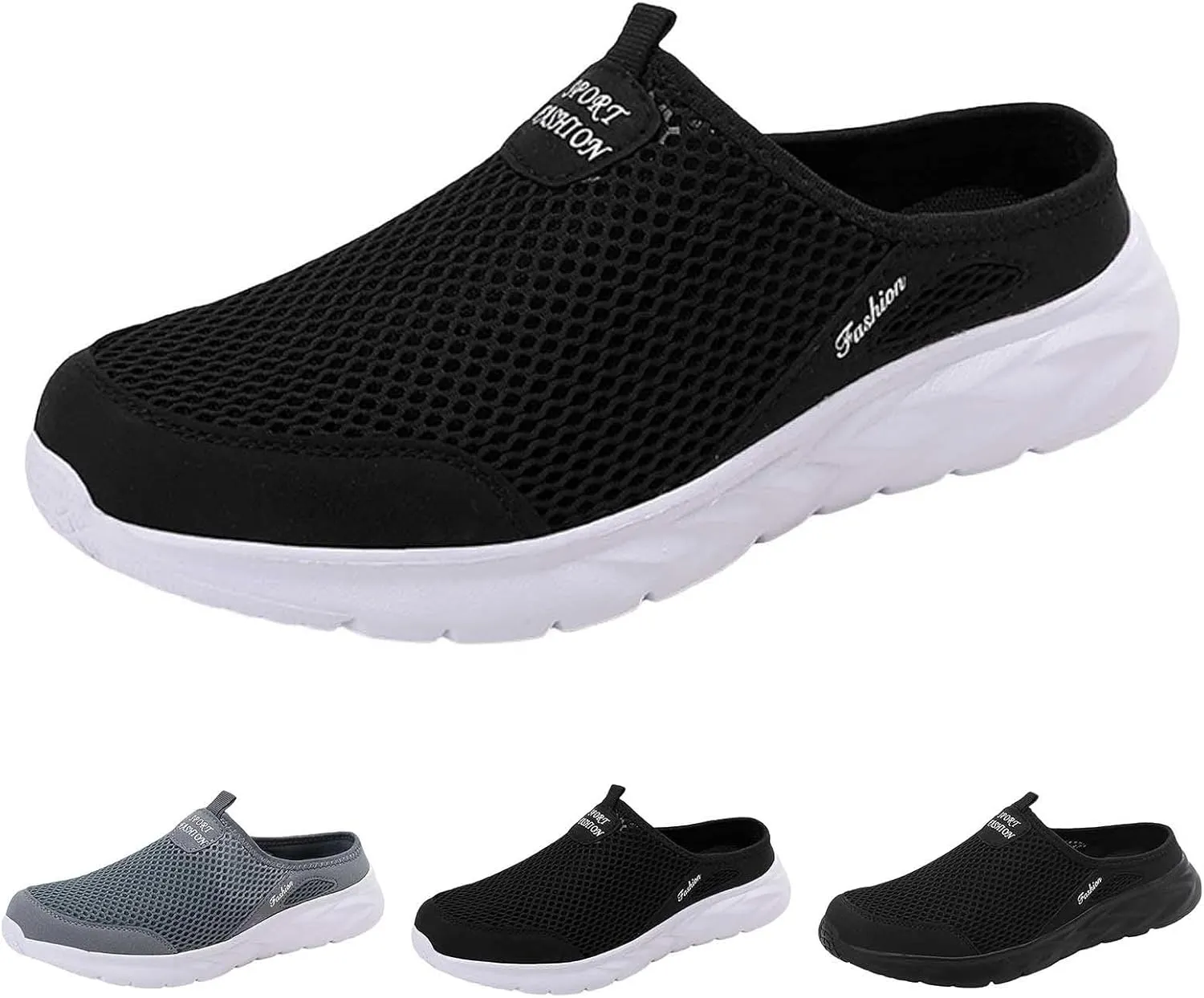 Mens Loafers & Slip-Ons Men Sports Shoes Fashion New Pattern Solid Color Simple Mesh Breathable Comfortable Flat