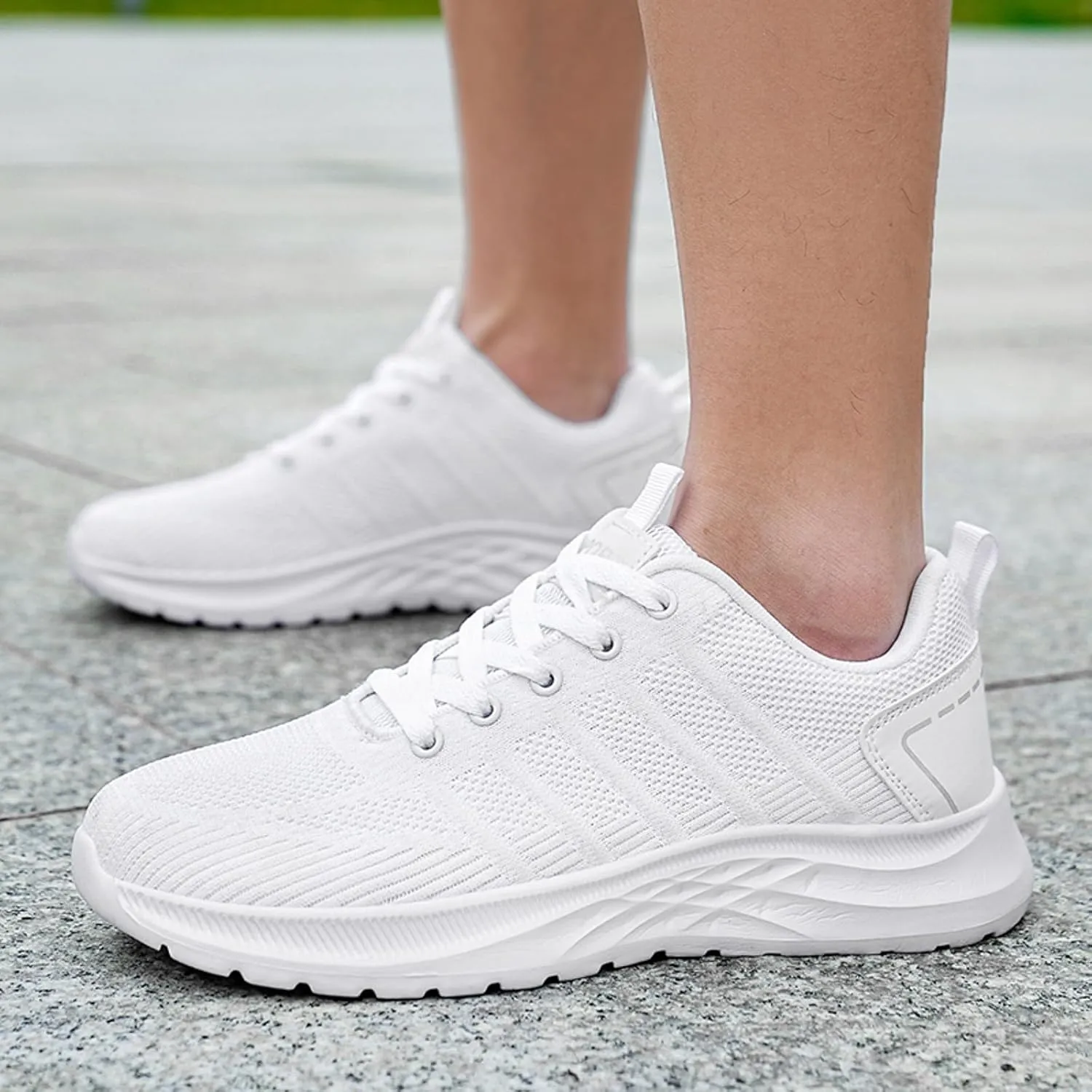 Mens Loafers & Slip-Ons Men Sports Shoes Fashionable Couple Simple and Solid Color Thick Bottomed Flat Mesh