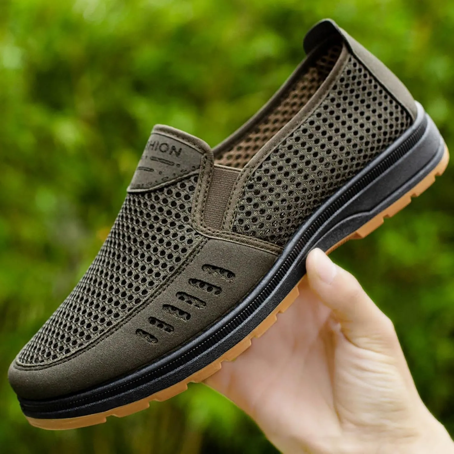 Men's Non Slip Barefoot Minimalist Shoes Casual Sneaker Mesh Breathable Walking Shoe Lightweight Barefoot Shoes
