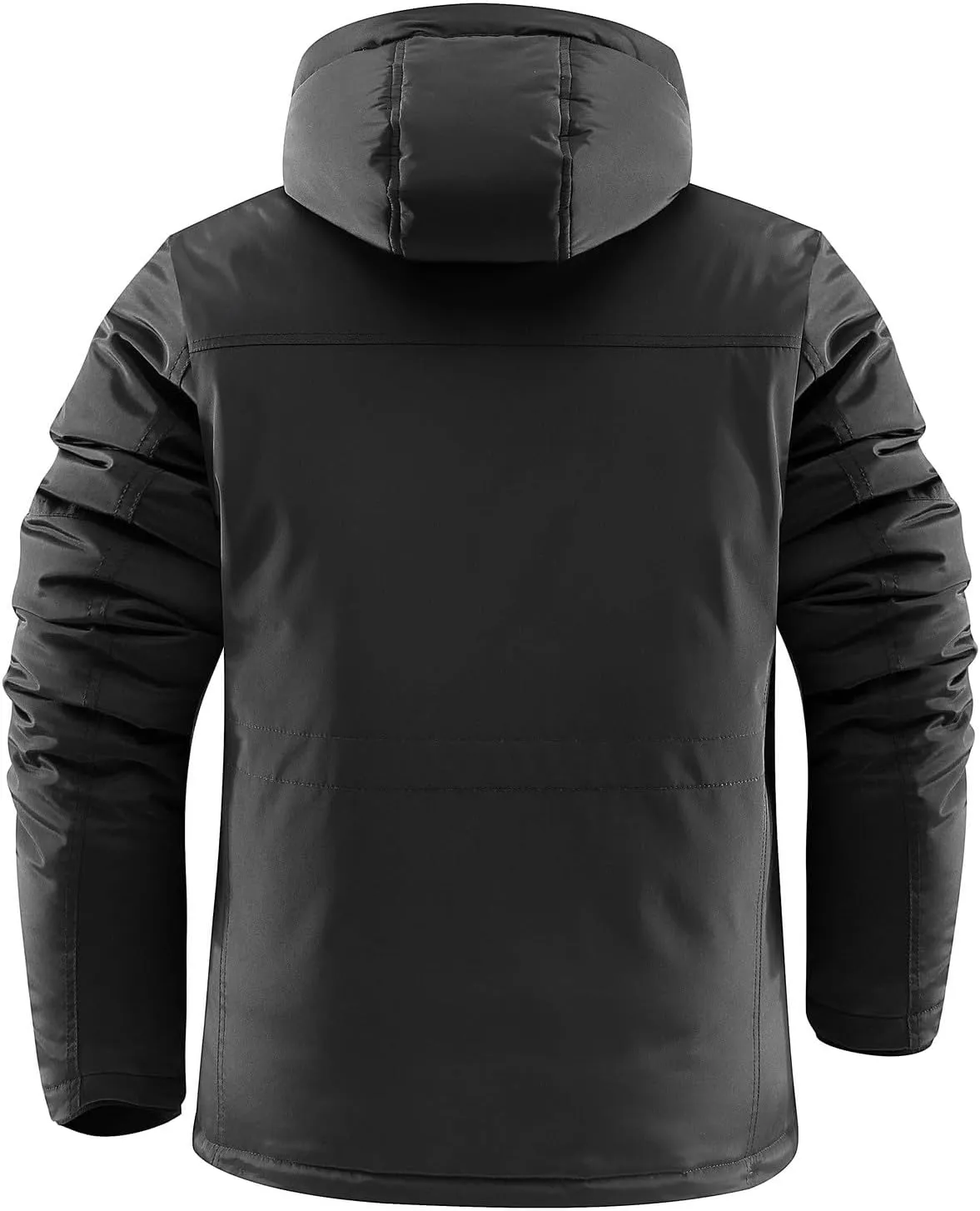 Men's Winter Coats Windproof Thicken Parkas Hooded Long Padded Cotton Coat Outdoor Mountain Ski Snow Warm Parka Jacket