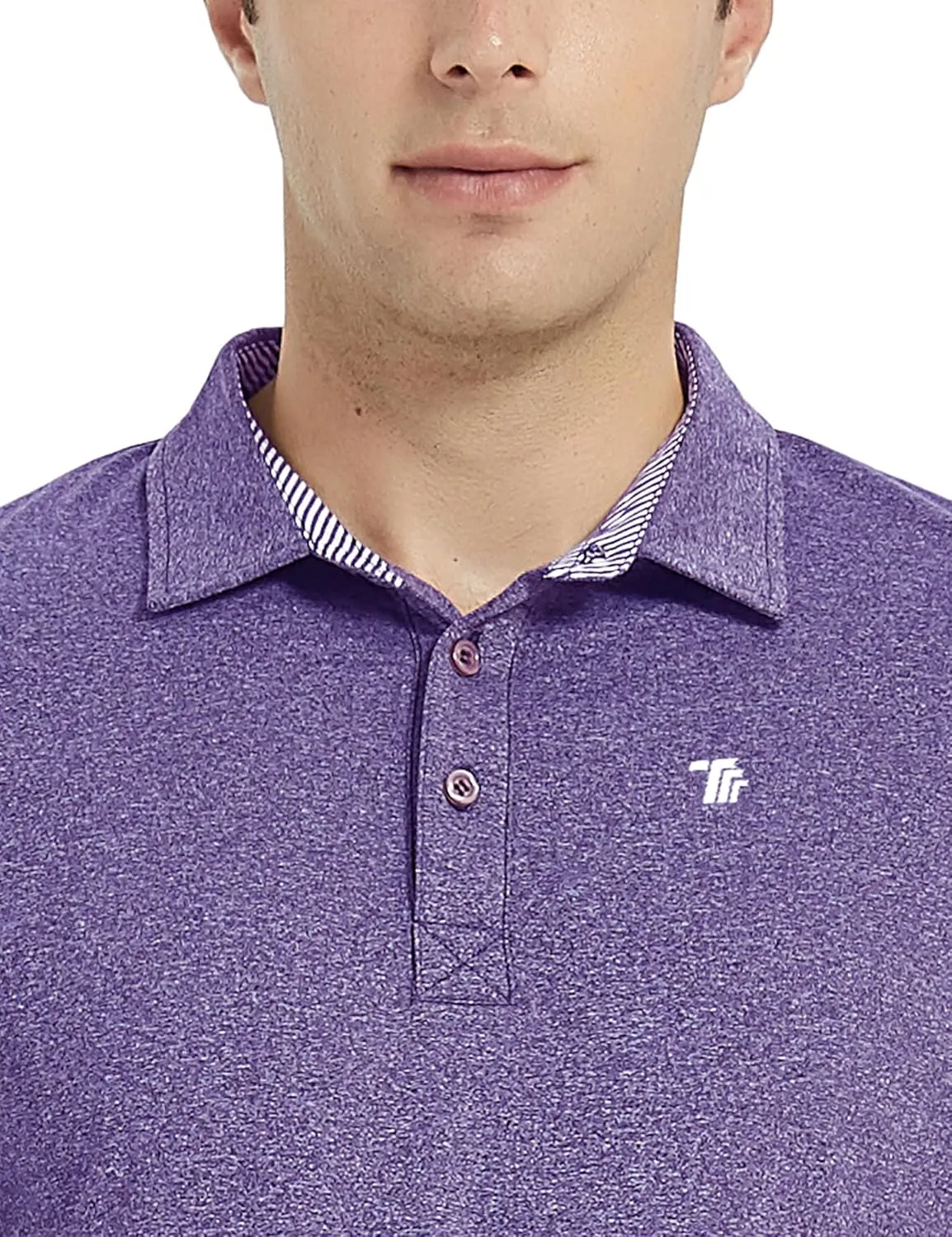 MoFiz Men's Long Sleeve Shirts Quarter Zip Pullover Men's Polo Shirts Quick Dry