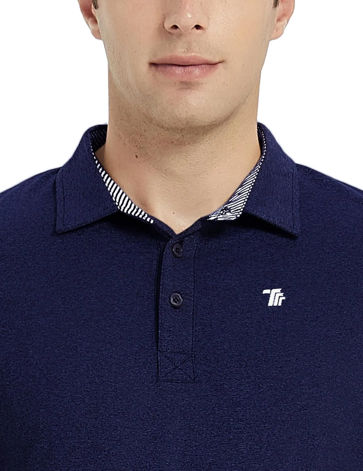 MoFiz Men's Long Sleeve Shirts Quarter Zip Pullover Men's Polo Shirts Quick Dry