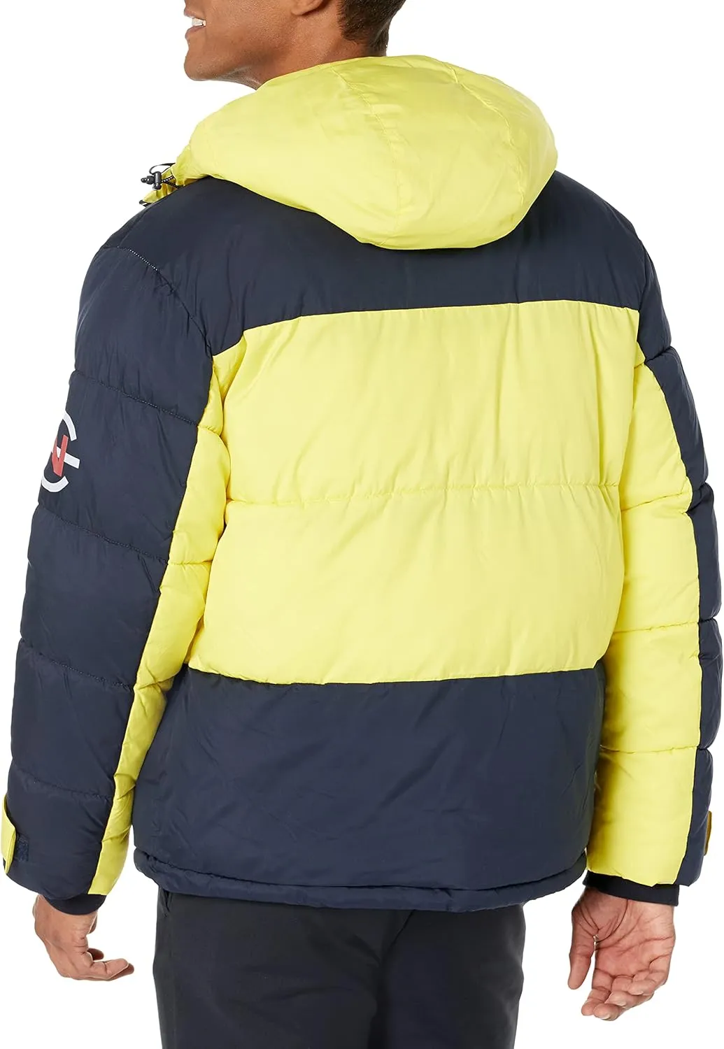 Nautica Men's Competition Sustainably Crafted Tempasphere Colorblock Parka