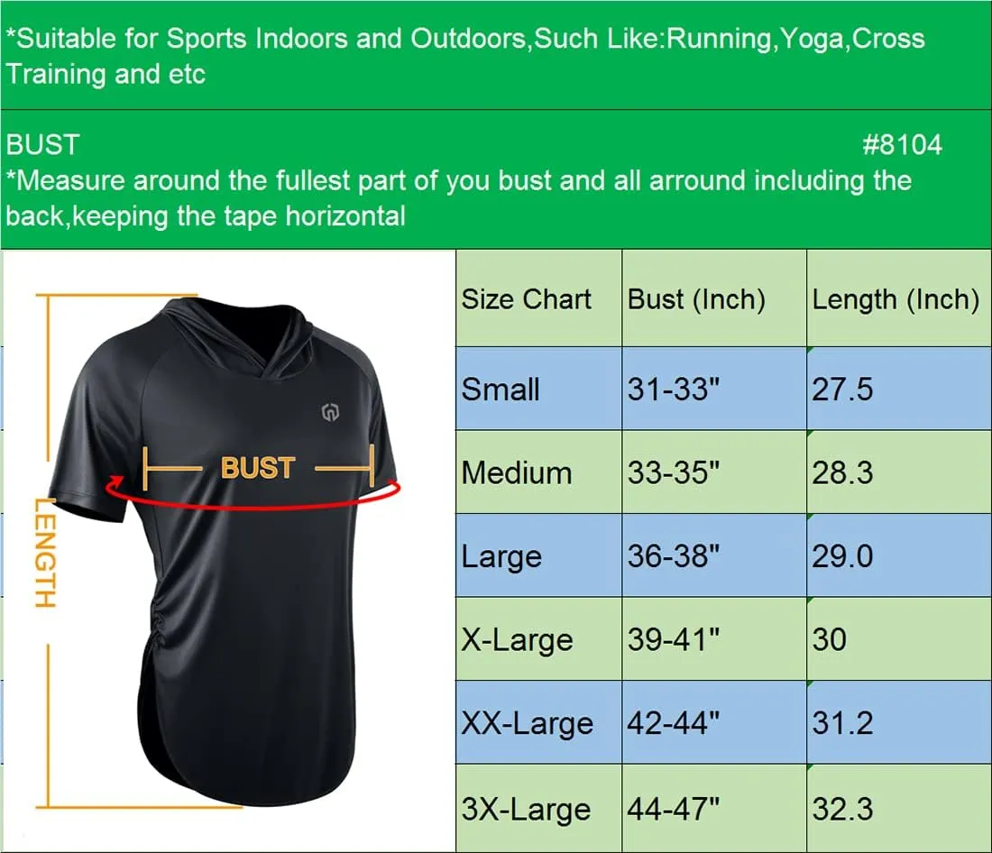 NELEUS Women's Sun Protection Running Shirts Workout Athletic Shirts with Hoods
