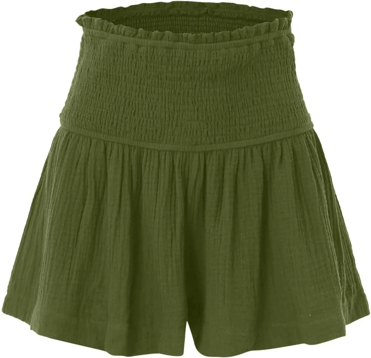 New Women's High Waisted Pleated Casual Shorts Running Shorts Women