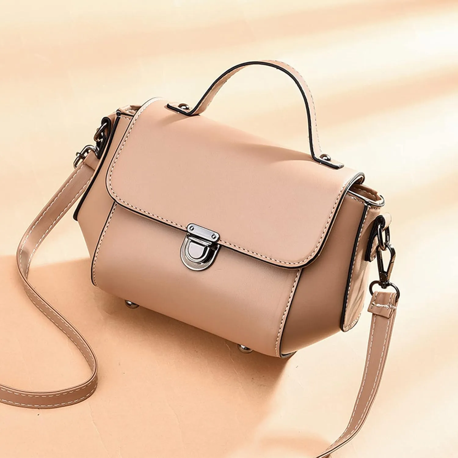 NICOLE & DORIS Small Handbags Crossbody Bag for Women Elegant Shoulder Bag PU Leather Ladies Messenger Bags Satchel Bag