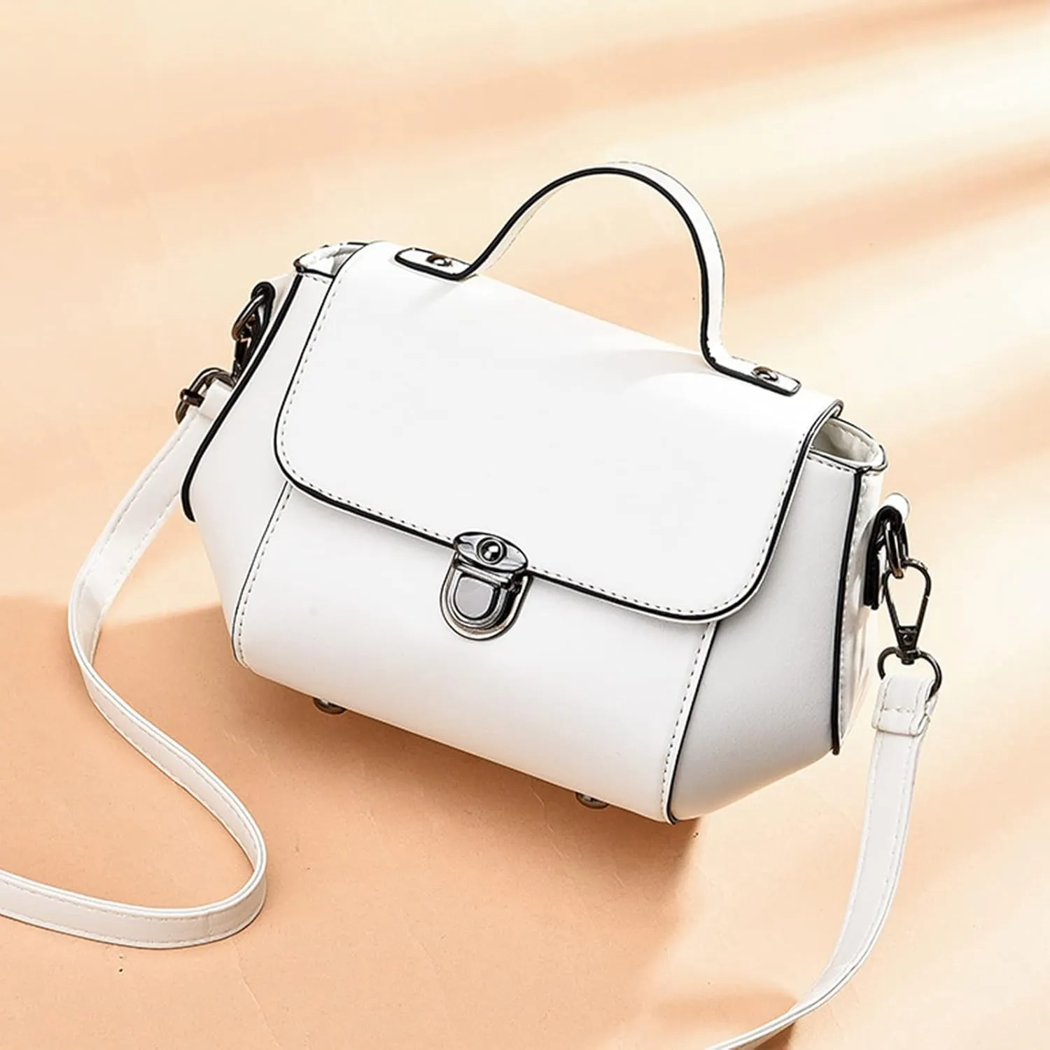 NICOLE & DORIS Small Handbags Crossbody Bag for Women Elegant Shoulder Bag PU Leather Ladies Messenger Bags Satchel Bag
