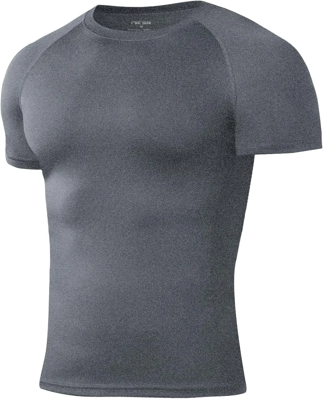 Niksa Men's Compression Shirts, Compression Shirts for Men Short Sleeve Athletic, Quick Dry Workout T Shirts Base Undershirt