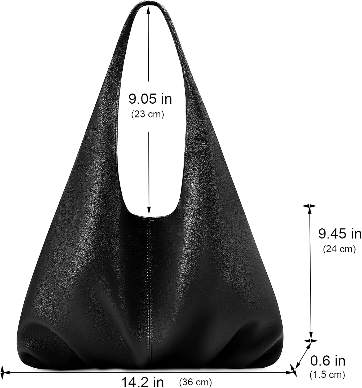 NIUEIMEE ZHOU Hobo Handbags for Women Retro Vegan Leather Shoulder Bags Tote Clutch Purses