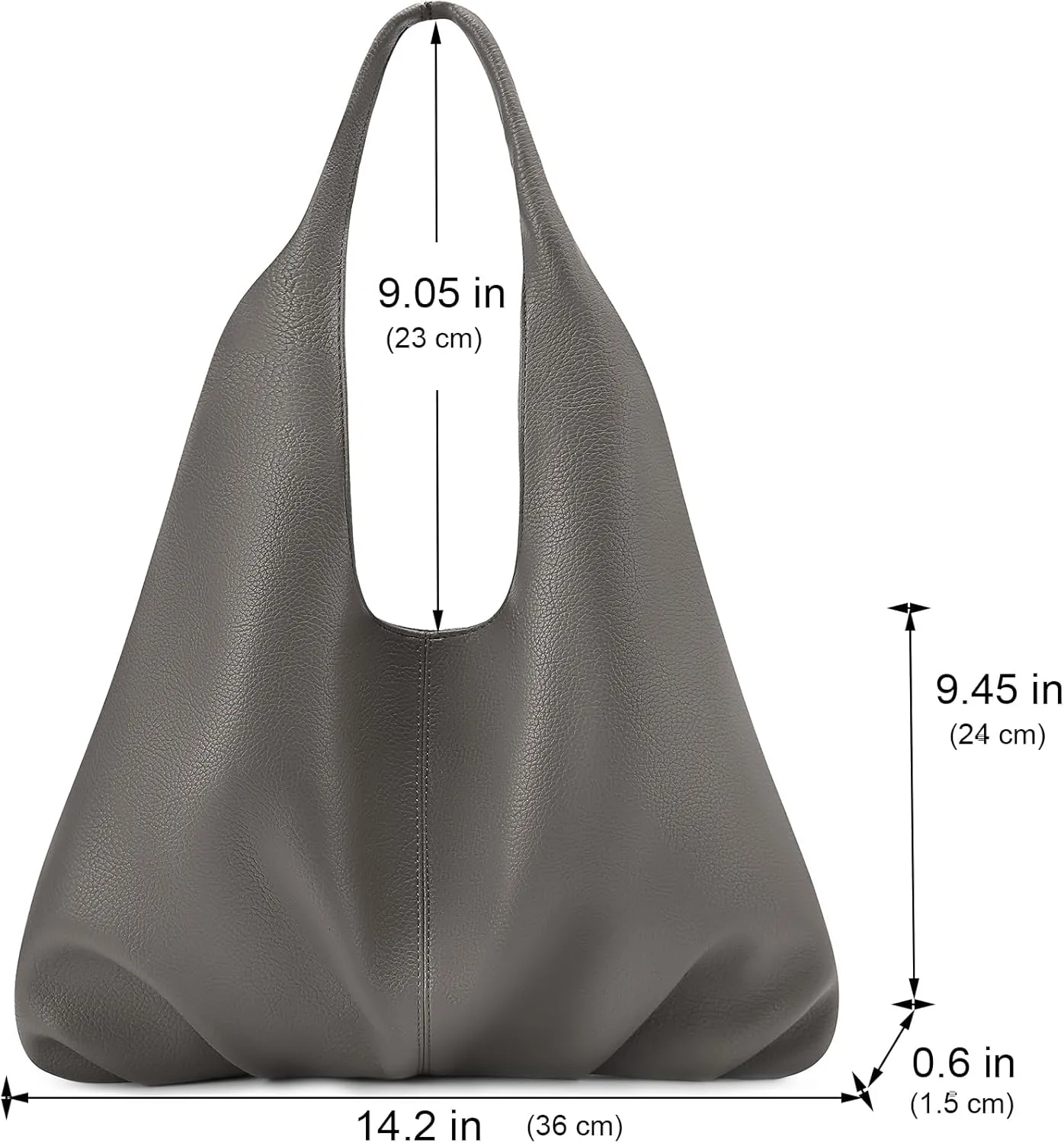 NIUEIMEE ZHOU Hobo Handbags for Women Retro Vegan Leather Shoulder Bags Tote Clutch Purses
