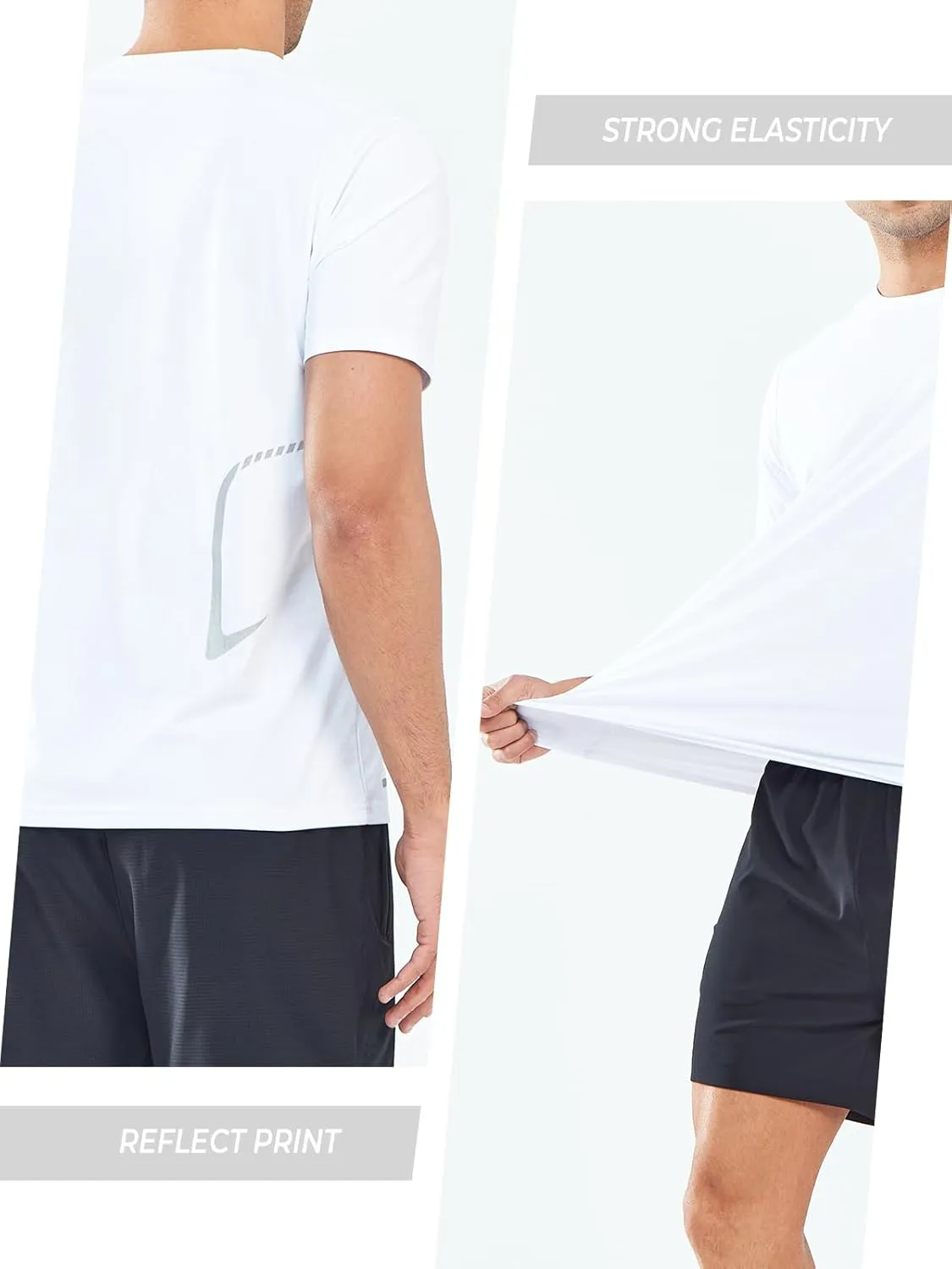 NORTHYARD Men's Workout Gym Shirts Quick Dry T-Shirts Running Athletic Short Sleeve Shirt for Men