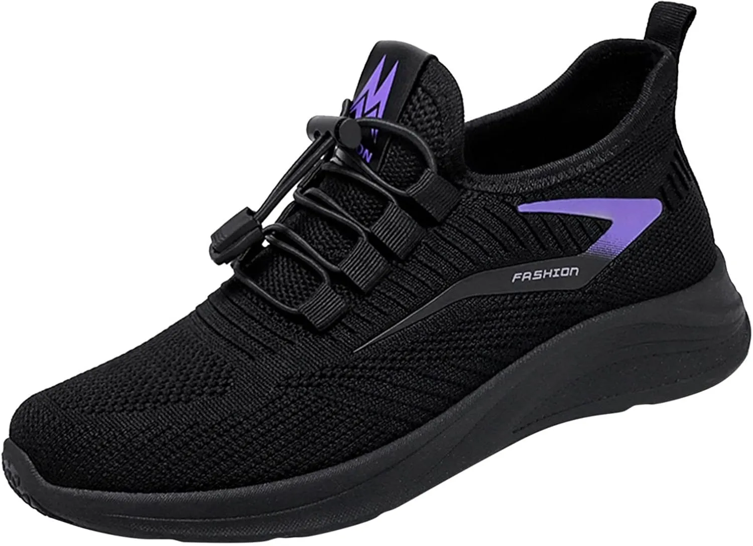 Orthopedic Walking Shoes for Women, Slip-On Light Mesh Up Stretch Platform Orthopedic Sneakers for Arch Support Fashion Women Flat Lightweight Mesh Breathable Elastic
