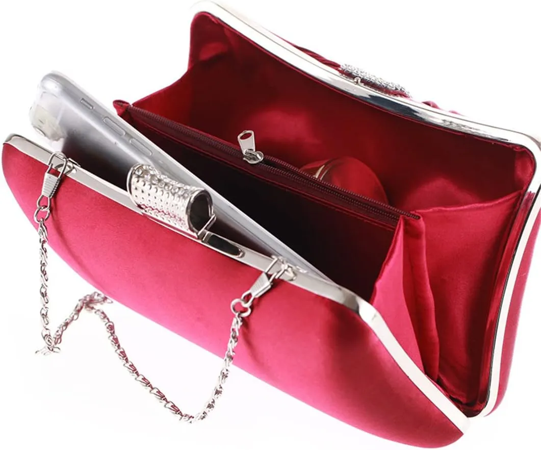 Party Chain Shoulder Bag Women Sequin Wedding Purse Lady Mini Handbag Evening Clutch Bag