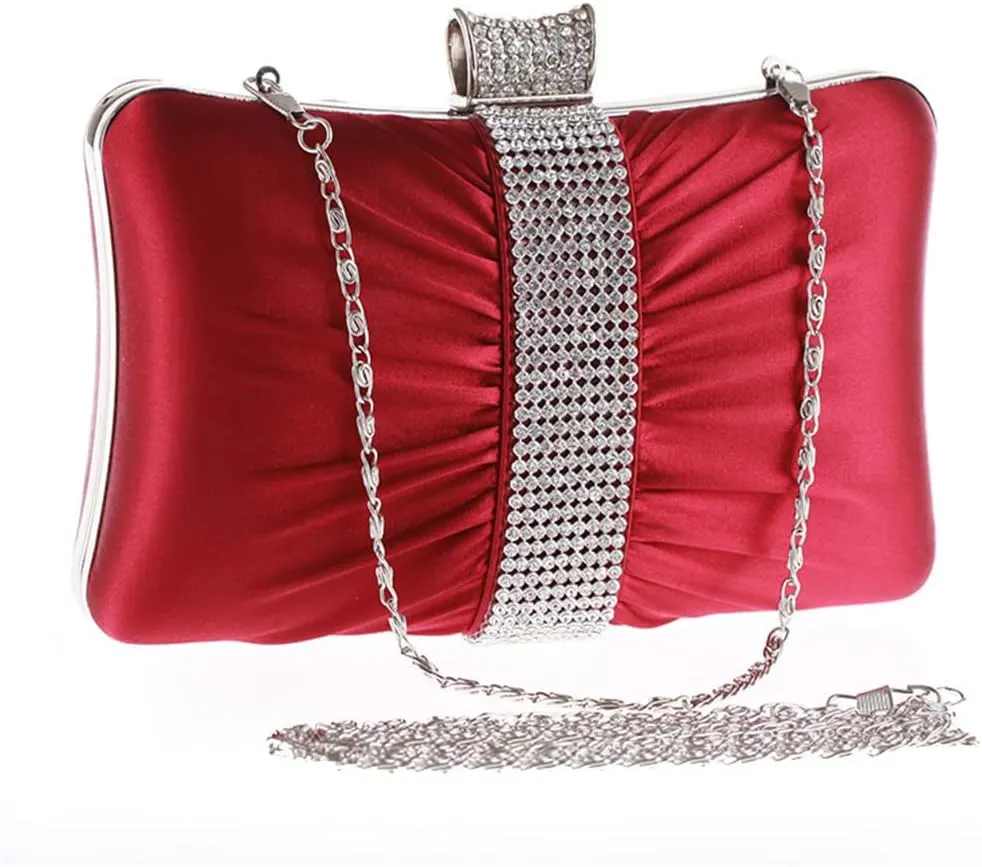 Party Chain Shoulder Bag Women Sequin Wedding Purse Lady Mini Handbag Evening Clutch Bag