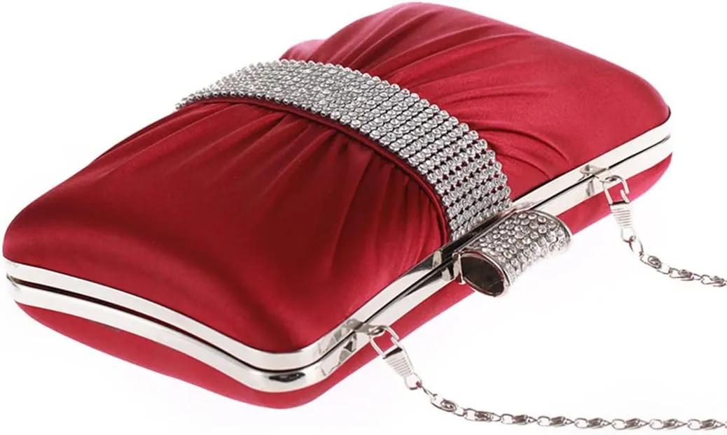Party Chain Shoulder Bag Women Sequin Wedding Purse Lady Mini Handbag Evening Clutch Bag