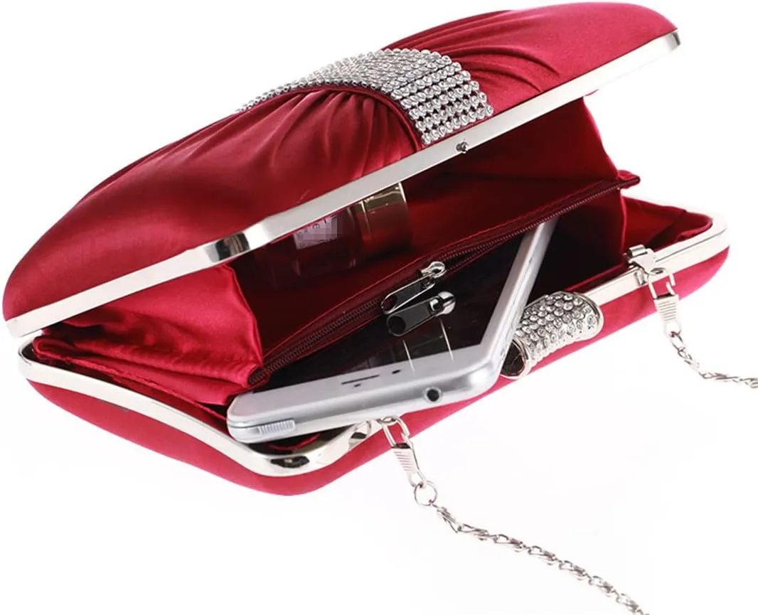 Party Chain Shoulder Bag Women Sequin Wedding Purse Lady Mini Handbag Evening Clutch Bag
