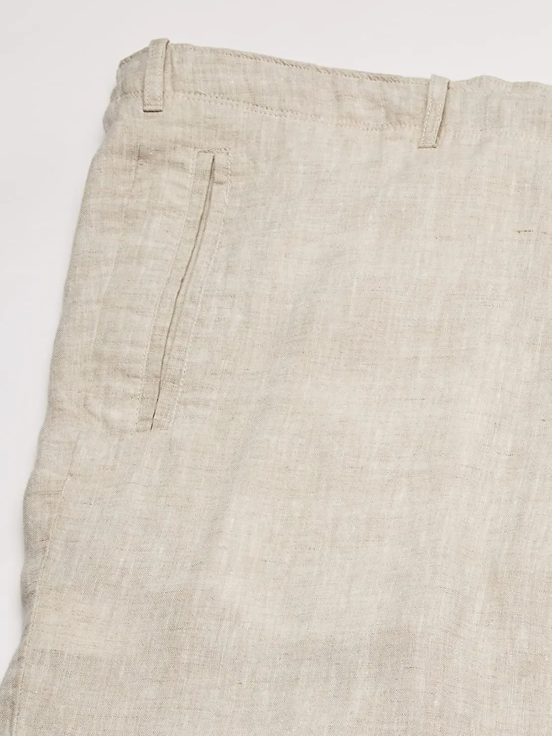 Perry Ellis Men's 100% Linen Drawstring Pants, Lightweight Breathable Fabric, Flat Front, Quarter Top Pockets, Regular Fit