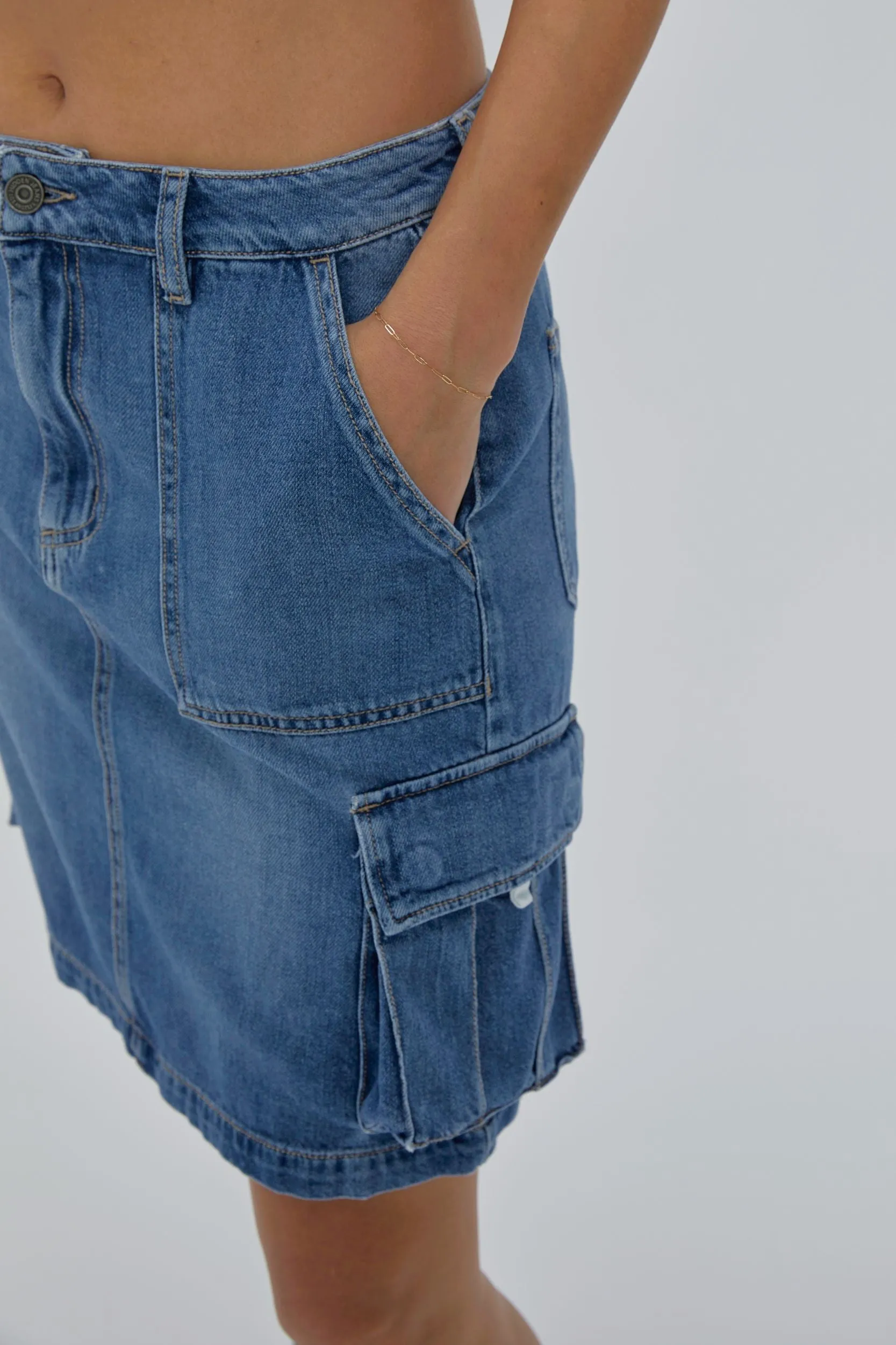 Peyton Cargo Skirt