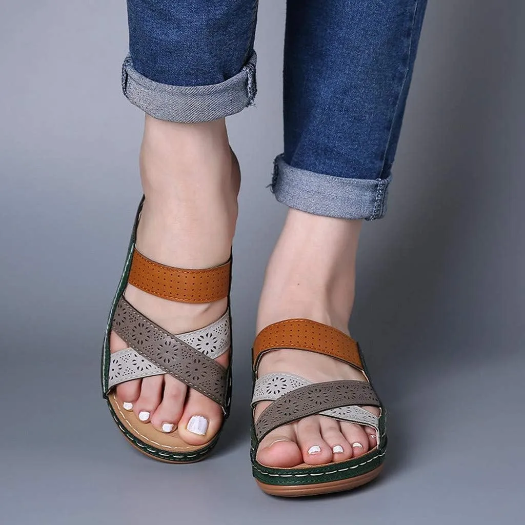 Platform Sandals for Women Wedge Sandals Summer Orthopedic Sandals Comfortable Wide Width Sandals Dressy Beach Sandals