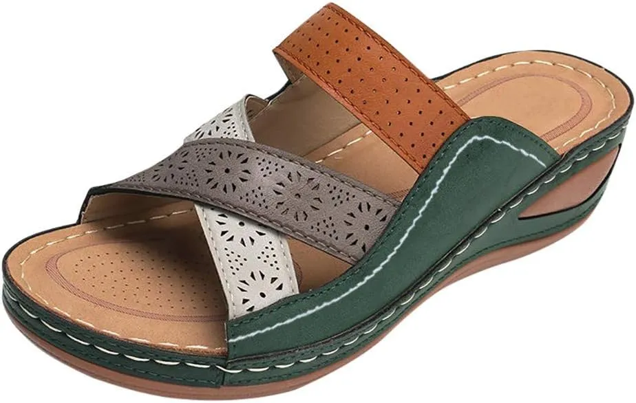 Platform Sandals for Women Wedge Sandals Summer Orthopedic Sandals Comfortable Wide Width Sandals Dressy Beach Sandals