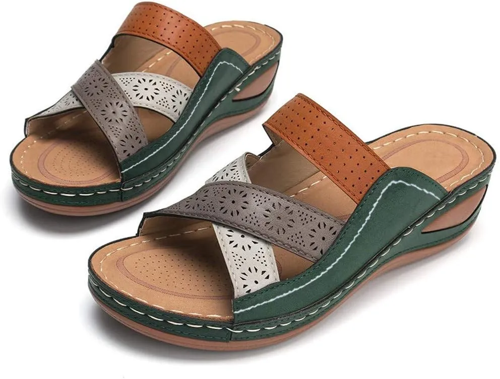 Platform Sandals for Women Wedge Sandals Summer Orthopedic Sandals Comfortable Wide Width Sandals Dressy Beach Sandals