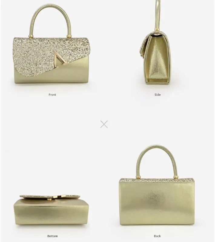 PU Leather Evening Bag Womens Versatile Clutch Purses