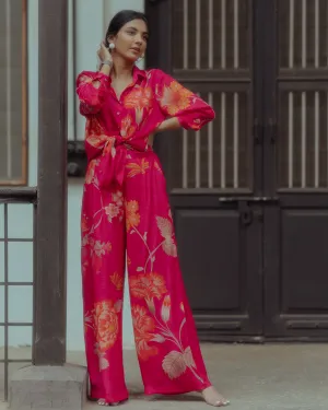 Rani Pink Printed Co-Ord Set