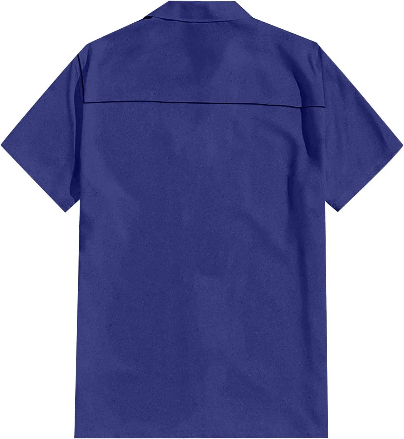 RTRDE Men's Shirts Dress Shirts Summer Casual Cotton Linen Solid Color Short Sleeve Shirts Loose, S-3XL