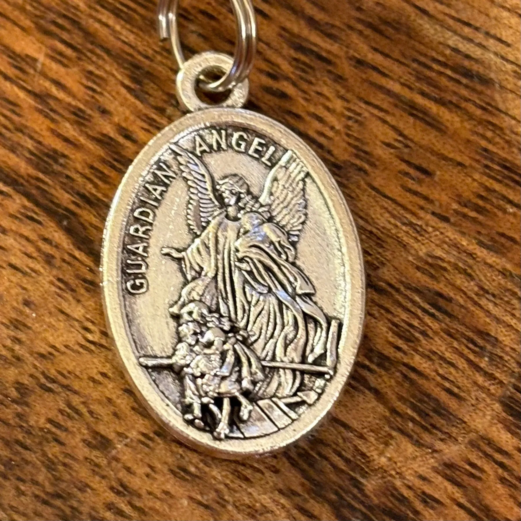 Saint Michael Medal Rosary Marker/Key Clip