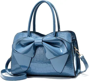 Satchel Handbag for Women Designer Tote Purse Leather Shoulder Bag Roomy Top Handle Satchel Purse for Office Dating