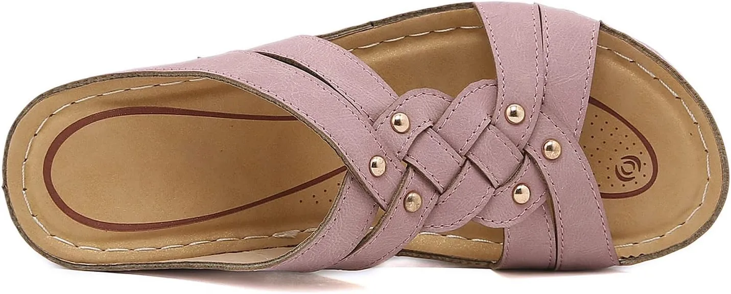 SBGMoSJ Orthopedic Shoes for Women Sandals Orthopedic Shoes Woman Walking Mens Orthopedic Slides Size 13 Womens Extra Wide Orthopedic Walking Shoes Size 11 Extra Wide Wide Feet Heels Womens Flip Flop