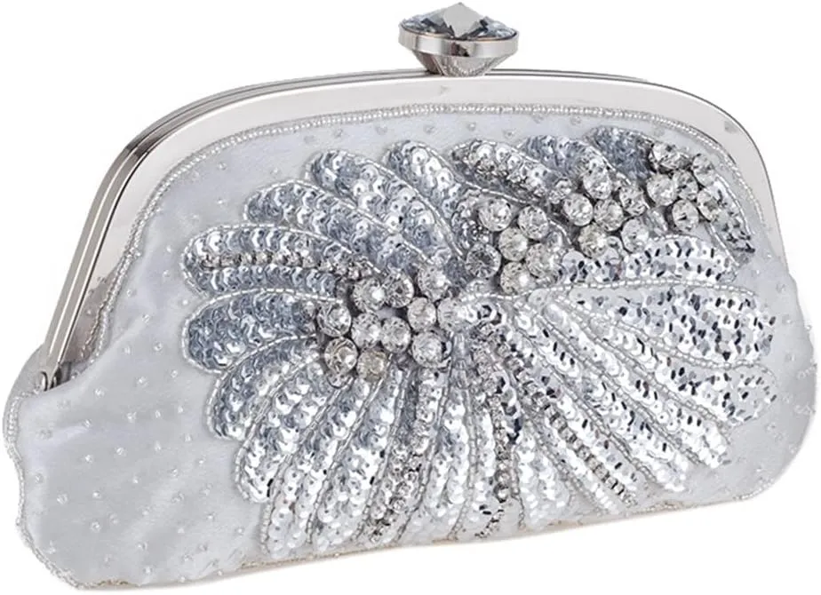 Sequin Elegant Evening Bags Ladies Rhinestone Wedding Party Handbag Chain Shoulder Bags Women Clutch Purse
