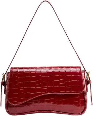 Shoulder Purses for Women, Trendy Purse Clutch Purse Handbag PU Leather Tote Bag Crossbody Bags