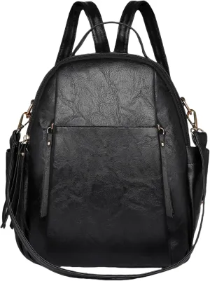 Small Backpack for Women Designer Leather Mini Backpack Purse Ladies Fashion Roomy Shoulder Handbag