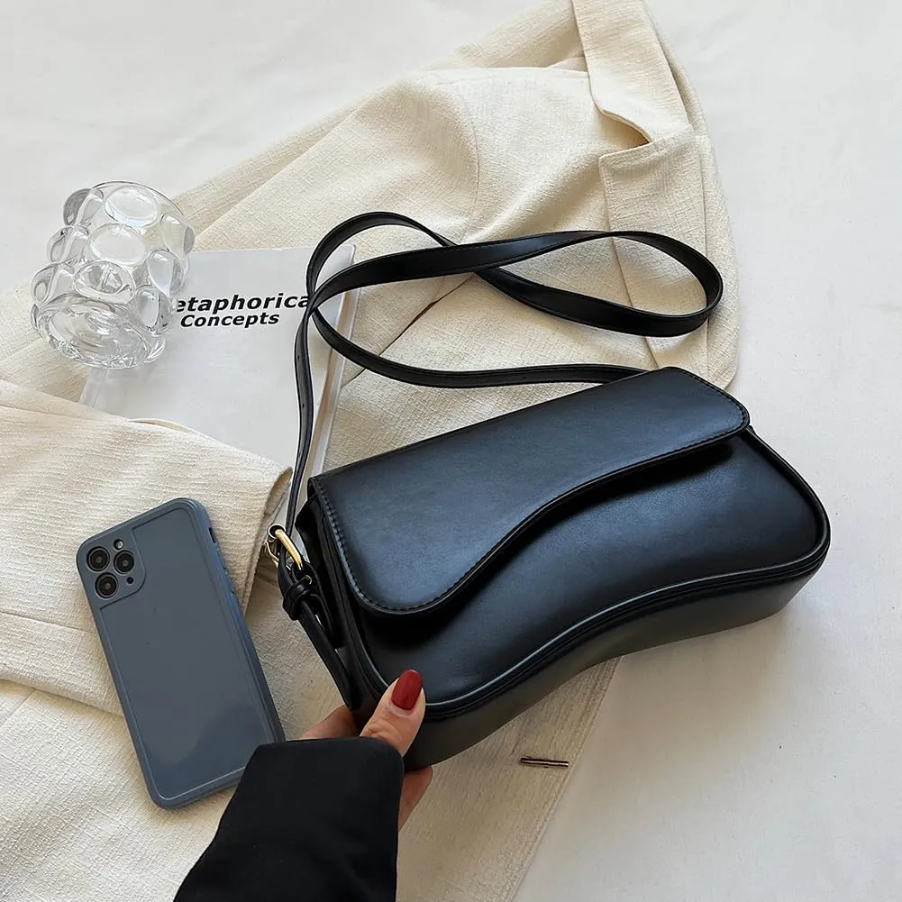 Small Shoulder Bag Y2K Purse for Women Crocodile Handbag Clutch Purse Classic Retro Crossbody Bag Satchel