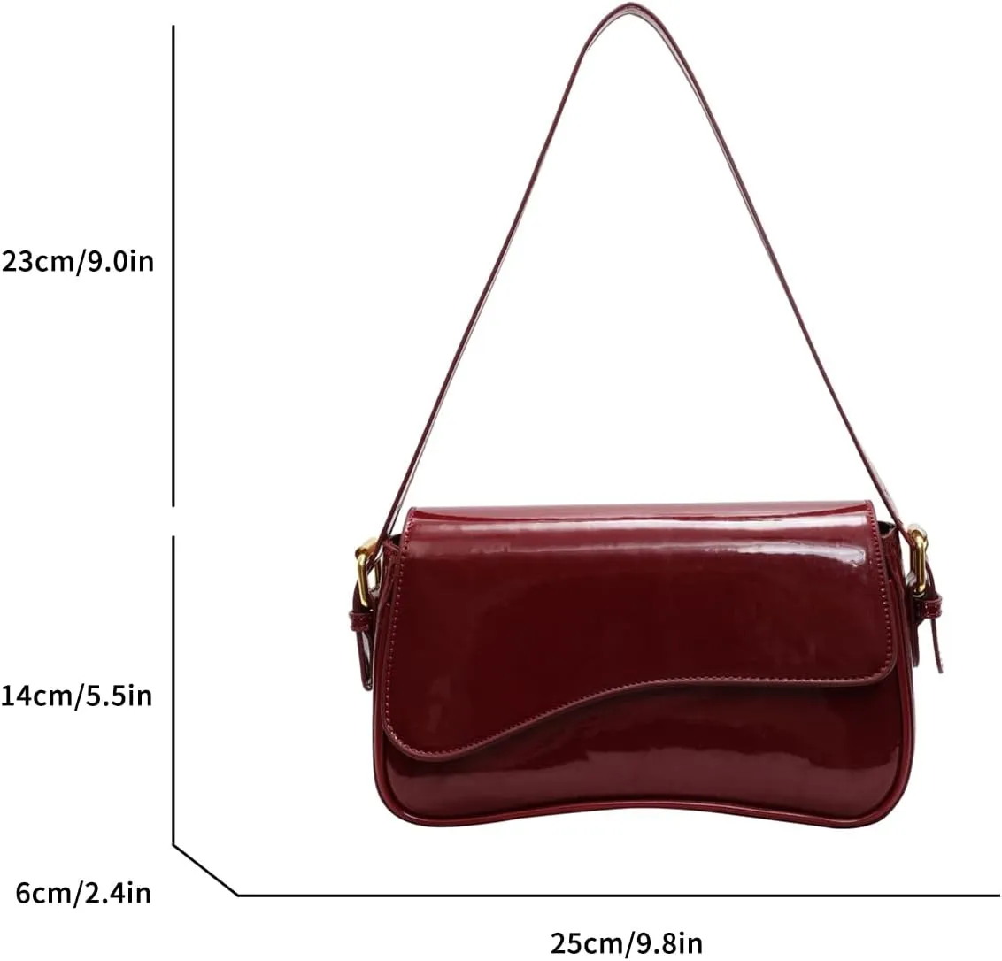 Small Shoulder Bag Y2K Purse for Women Crocodile Handbag Clutch Purse Classic Retro Crossbody Bag Satchel