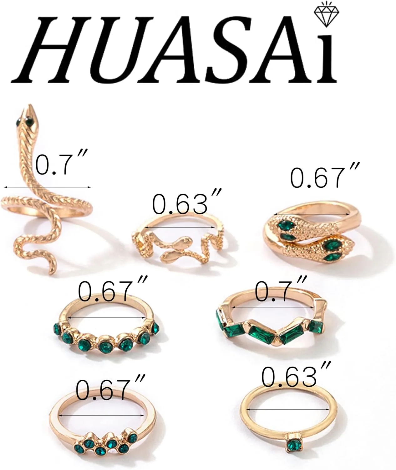 Snake Ring for Women Gothic Black Snake Rings Punk Open Adjustable Silver Snake Knuckle Rings Stackable Reptile Serpent Band Rings for Halloween Costumes Accessories