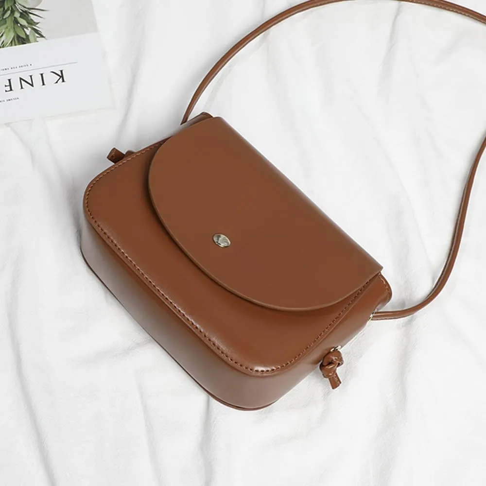 Square Crossbody Shoulder Bag Flap Clutch Bag Retro Satchel Handbag for Girls Casual Satchel Bag