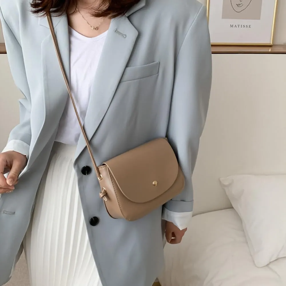 Square Crossbody Shoulder Bag Flap Clutch Bag Retro Satchel Handbag for Girls Casual Satchel Bag