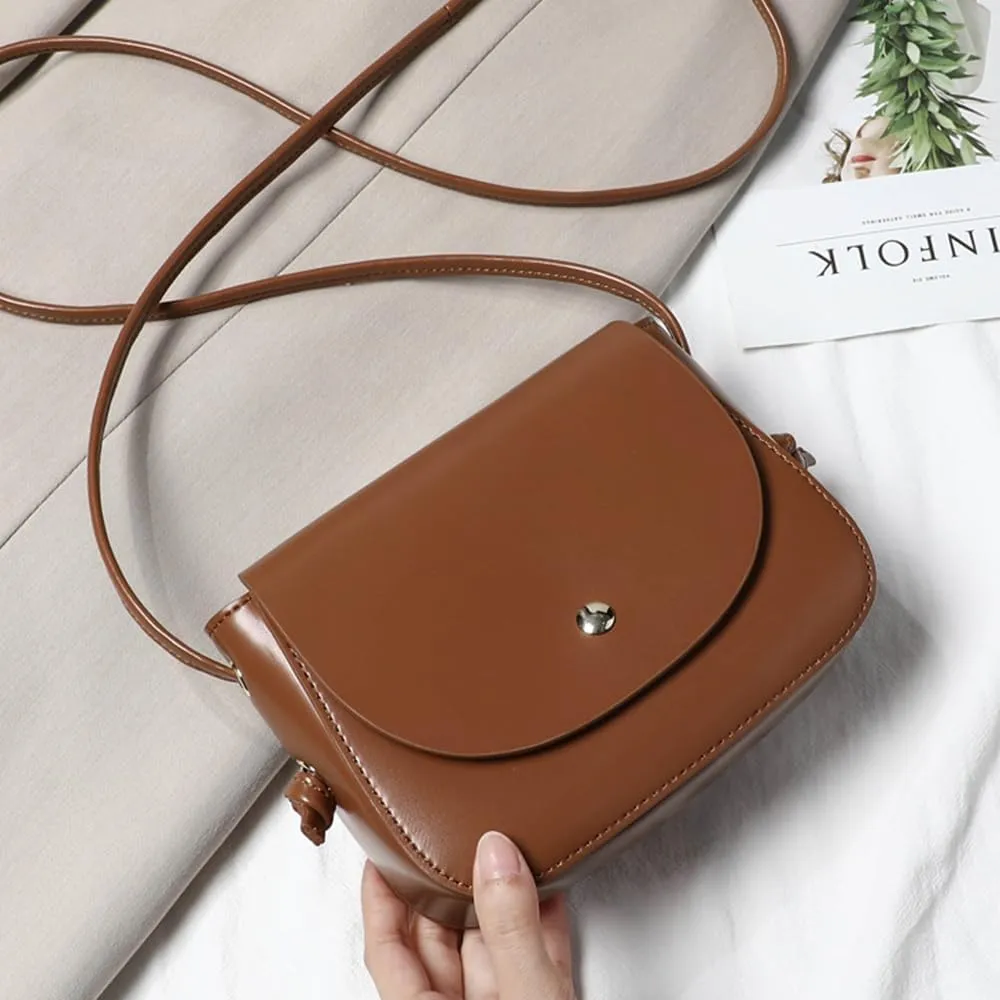Square Crossbody Shoulder Bag Flap Clutch Bag Retro Satchel Handbag for Girls Casual Satchel Bag