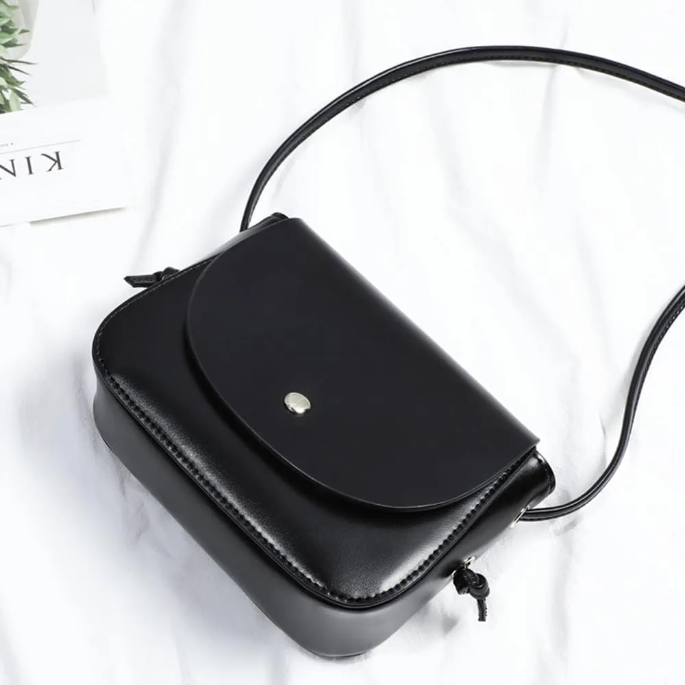 Square Crossbody Shoulder Bag Flap Clutch Bag Retro Satchel Handbag for Girls Casual Satchel Bag