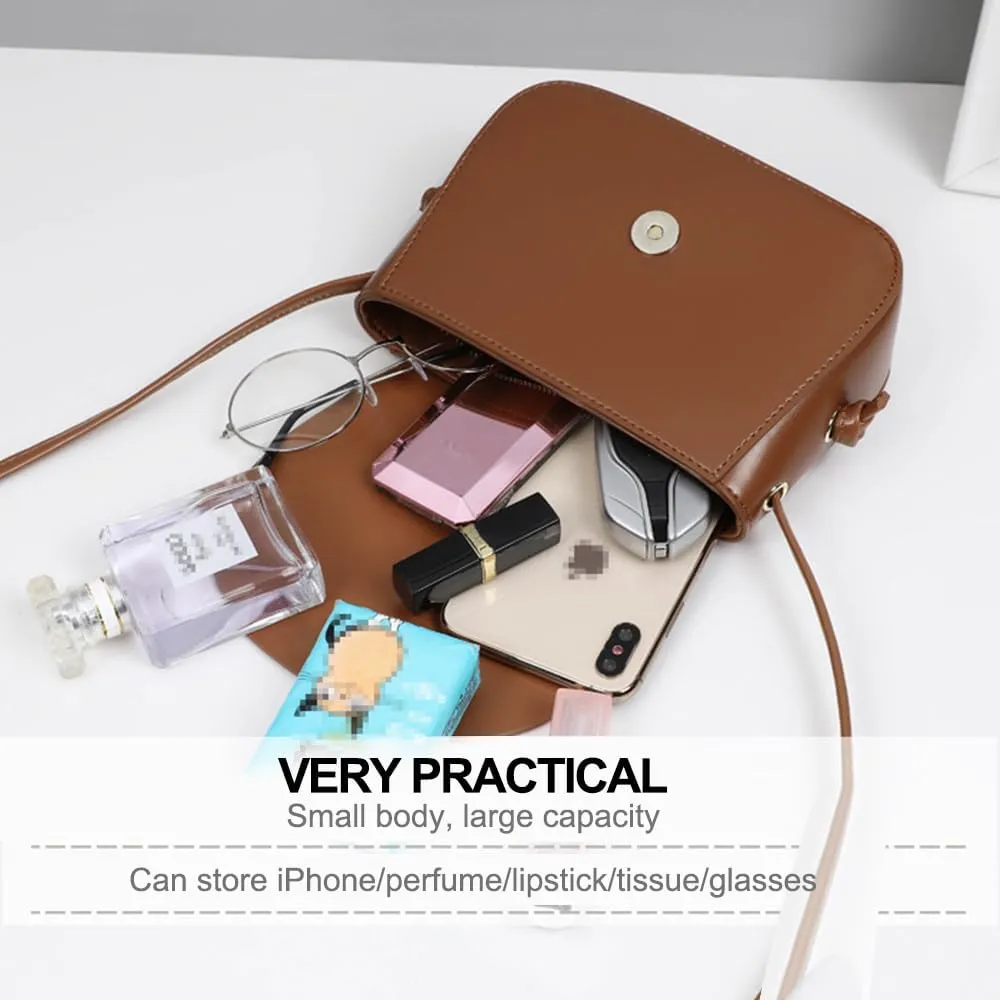 Square Crossbody Shoulder Bag Flap Clutch Bag Retro Satchel Handbag for Girls Casual Satchel Bag