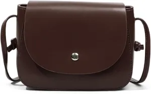 Square Crossbody Shoulder Bag Flap Clutch Bag Retro Satchel Handbag for Girls Casual Satchel Bag