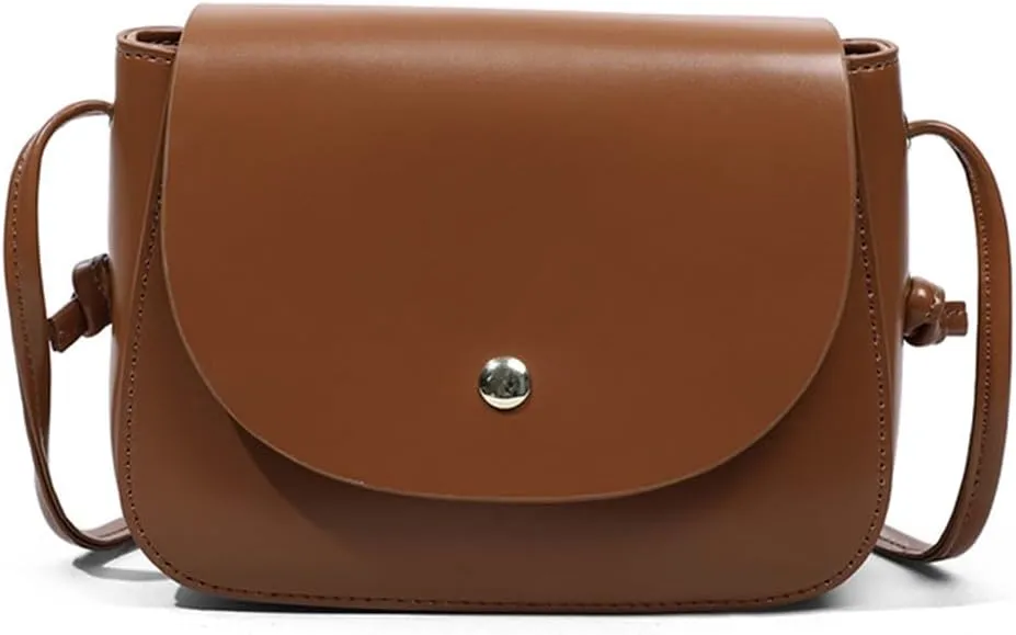 Square Crossbody Shoulder Bag Flap Clutch Bag Retro Satchel Handbag for Girls Casual Satchel Bag