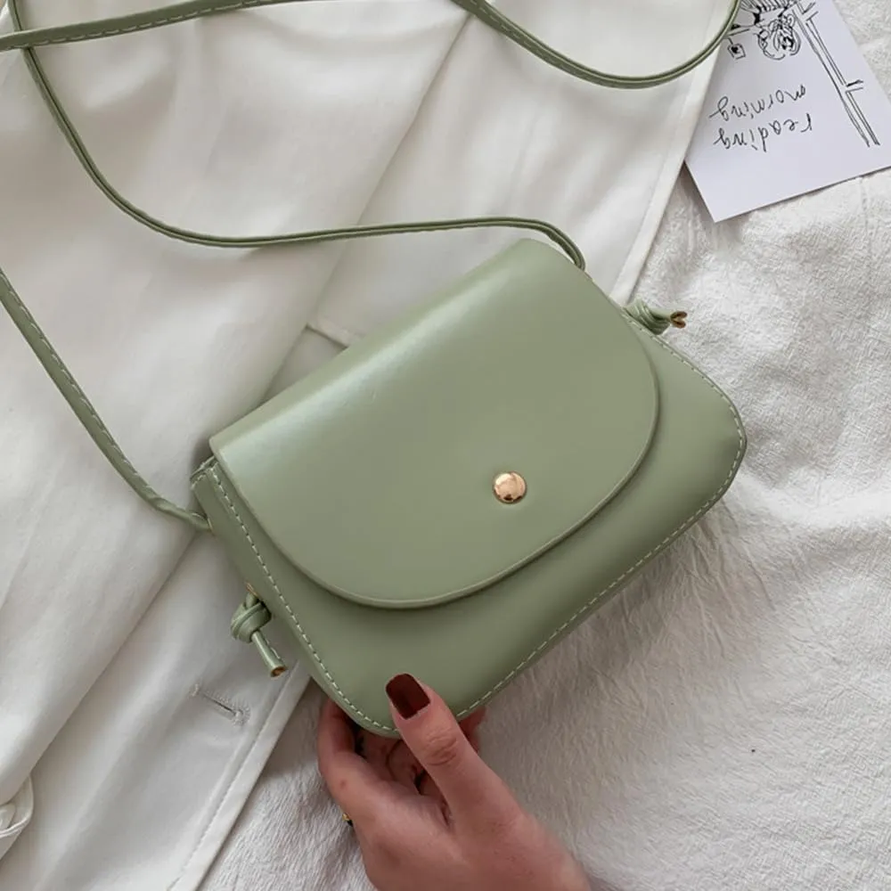 Square Crossbody Shoulder Bag Flap Clutch Bag Retro Satchel Handbag for Girls Casual Satchel Bag