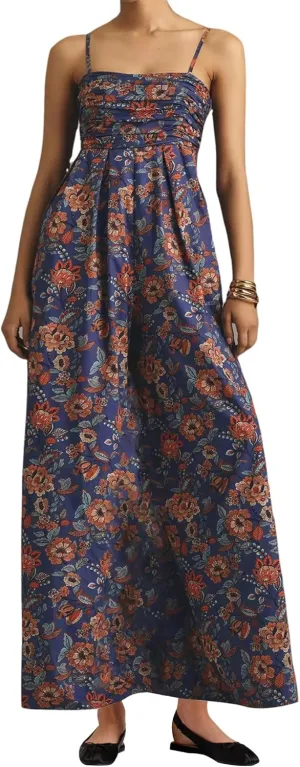 Summer Dress for Women 2025 Floral Sundress Flowy Beach Vacation Spaghetti Strap Boho Maxi Dresses