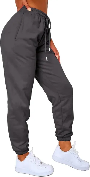 Sweatpants Women Casual High Waisted Athletic Pants Sport Workout Active Baggy Lounge Trousers Loose Tapered Trousers